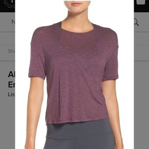 BRAND NEW ALO entwine short sleeve tee